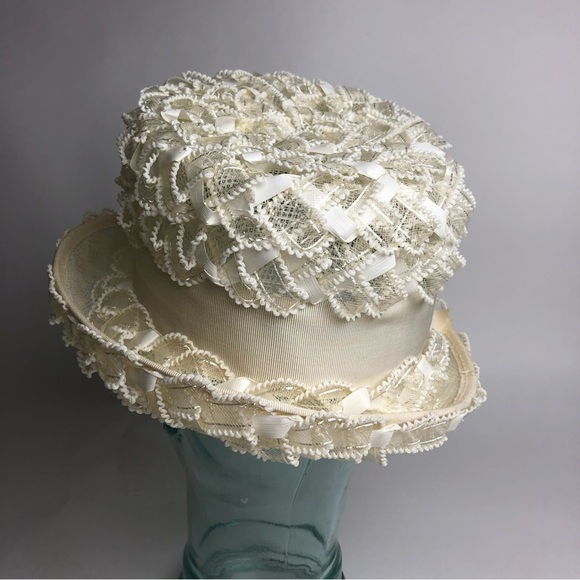 Vintage hat White - Picture 2 of 8